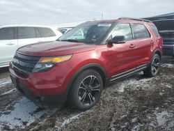 Salvage cars for sale at Brighton, CO auction: 2015 Ford Explorer Sport