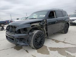 Salvage cars for sale at Haslet, TX auction: 2016 Infiniti QX80