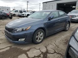 Salvage cars for sale at Chicago Heights, IL auction: 2015 KIA Optima LX