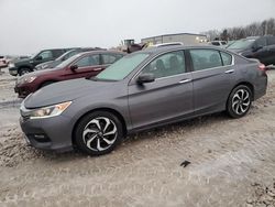 Salvage cars for sale at Wayland, MI auction: 2017 Honda Accord EXL