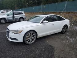 Salvage cars for sale at Graham, WA auction: 2013 Audi A6 Premium Plus