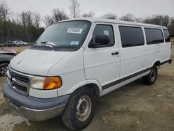 Carros salvage a la venta en subasta: 2001 Dodge RAM Wagon B3500