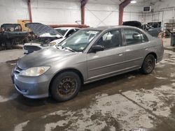 Honda salvage cars for sale: 2005 Honda Civic LX