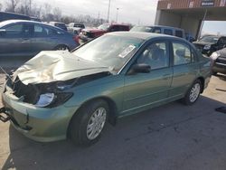 Salvage cars for sale at Fort Wayne, IN auction: 2004 Honda Civic LX