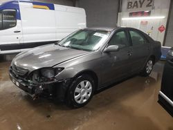 Salvage cars for sale at Elgin, IL auction: 2002 Toyota Camry LE