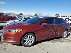 Salvage cars for sale at Littleton, CO auction: 2014 Ford Fusion SE