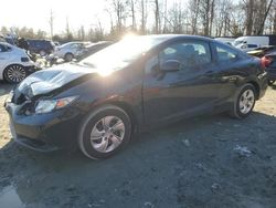 Salvage cars for sale at Waldorf, MD auction: 2013 Honda Civic LX