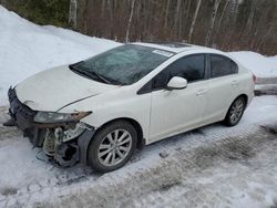 Salvage cars for sale at Cookstown, ON auction: 2012 Honda Civic LX