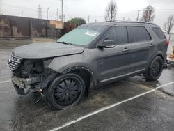 Salvage cars for sale at Wilmington, CA auction: 2016 Ford Explorer XLT