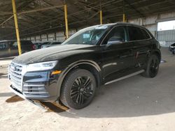 Salvage cars for sale at Phoenix, AZ auction: 2018 Audi Q5 Premium Plus