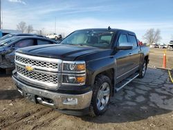 Salvage cars for sale at Pekin, IL auction: 2015 Chevrolet Silverado K1500 LTZ