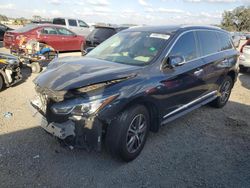 Salvage cars for sale at Riverview, FL auction: 2017 Infiniti QX60