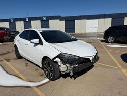 Salvage cars for sale at Oklahoma City, OK auction: 2017 Toyota Corolla L