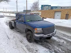 Salvage trucks for sale at Ham Lake, MN auction: 2003 GMC New Sierra K3500