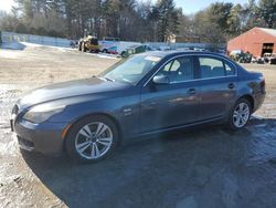 Salvage cars for sale at Mendon, MA auction: 2009 BMW 528 XI