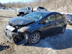 Salvage cars for sale at Marlboro, NY auction: 2014 Toyota Prius