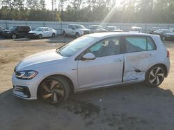 Salvage cars for sale at Harleyville, SC auction: 2018 Volkswagen GTI S/SE