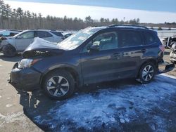 Salvage cars for sale at Windham, ME auction: 2018 Subaru Forester 2.5I Limited