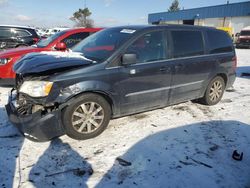 Salvage cars for sale at Woodhaven, MI auction: 2014 Chrysler Town & Country Touring