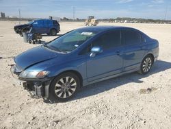 Salvage cars for sale at New Braunfels, TX auction: 2009 Honda Civic EX