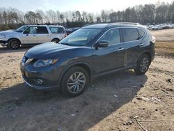 Salvage cars for sale at Charles City, VA auction: 2014 Nissan Rogue S