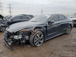 Salvage cars for sale at Elgin, IL auction: 2021 Hyundai Sonata SEL Plus