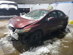 Honda salvage cars for sale: 2012 Honda Civic LX