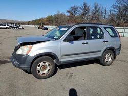 Salvage cars for sale at Brookhaven, NY auction: 2006 Honda CR-V LX