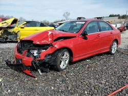 Salvage cars for sale at Hueytown, AL auction: 2013 Mercedes-Benz C 250