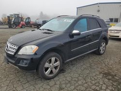 Salvage cars for sale at Vallejo, CA auction: 2010 Mercedes-Benz ML 350