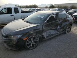 Salvage cars for sale at Las Vegas, NV auction: 2021 Honda Civic Sport