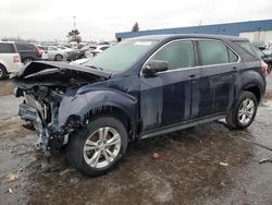 Salvage cars for sale at auction: 2017 Chevrolet Equinox LS