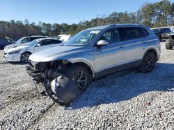 Salvage cars for sale at Ellenwood, GA auction: 2022 Volkswagen Tiguan SE