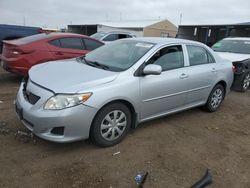 Salvage cars for sale at Brighton, CO auction: 2009 Toyota Corolla Base