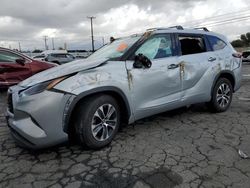 Salvage cars for sale at Colton, CA auction: 2022 Toyota Highlander Hybrid XLE