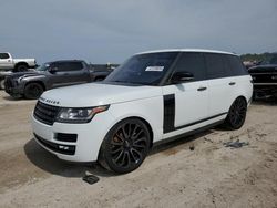 Salvage cars for sale at Houston, TX auction: 2017 Land Rover Range Rover HSE