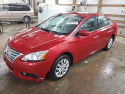 Salvage cars for sale at Pekin, IL auction: 2013 Nissan Sentra S