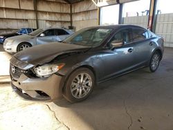 Salvage cars for sale at auction: 2017 Mazda 6 Sport