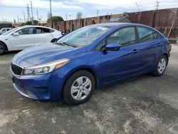 Salvage cars for sale at Wilmington, CA auction: 2017 KIA Forte LX