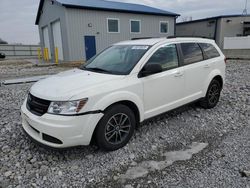 Salvage cars for sale at Barberton, OH auction: 2018 Dodge Journey SE