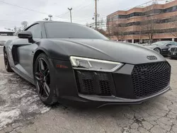 Audi r8 salvage cars for sale: 2018 Audi R8 5.2 Quattro