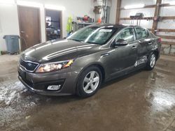 Salvage cars for sale from Copart Pekin, IL: 2015 KIA Optima LX