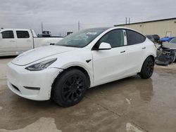 Salvage cars for sale at Haslet, TX auction: 2021 Tesla Model Y