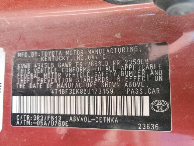 2011 Toyota Camry Base