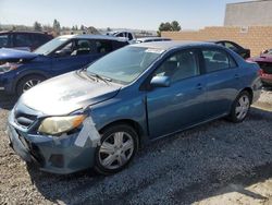 Salvage cars for sale at Mentone, CA auction: 2012 Toyota Corolla Base