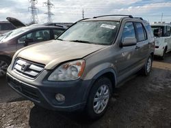 Salvage cars for sale at Elgin, IL auction: 2006 Honda CR-V EX