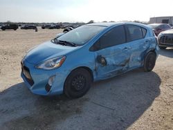 Salvage cars for sale at San Antonio, TX auction: 2015 Toyota Prius C