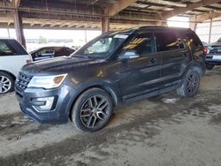 Salvage cars for sale at American Canyon, CA auction: 2016 Ford Explorer Sport