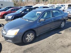 Salvage cars for sale at Exeter, RI auction: 2007 Honda Accord LX