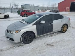 Salvage cars for sale from Copart London, ON: 2013 Honda Civic LX